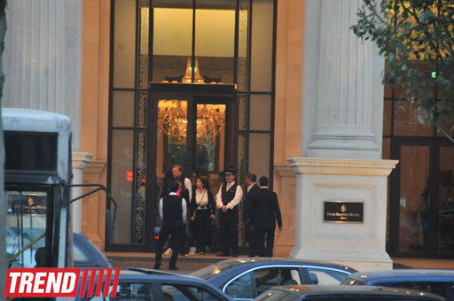 Шакира отправилась на репетицию в Baku Crystal Hall (ФОТО)