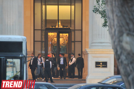 Шакира отправилась на репетицию в Baku Crystal Hall (ФОТО)