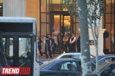 Шакира отправилась на репетицию в Baku Crystal Hall (ФОТО)