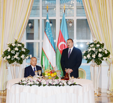 Президент Ильхам Алиев: Азербайджан и Узбекистан оказывают друг другу взаимную поддержку в международных организациях (ФОТО)