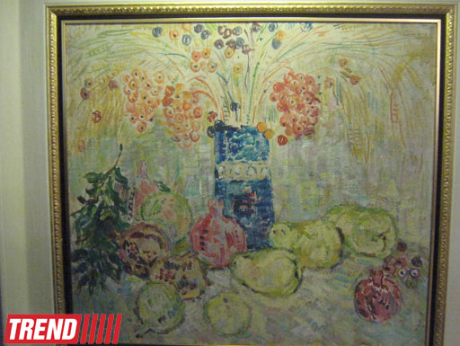 В Баку представлены работы и художественный альбом Саттара Бахлулзаде (фотосессия)