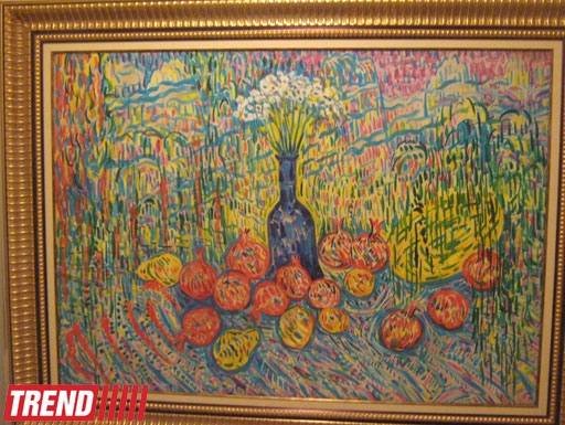 В Баку представлены работы и художественный альбом Саттара Бахлулзаде (фотосессия)