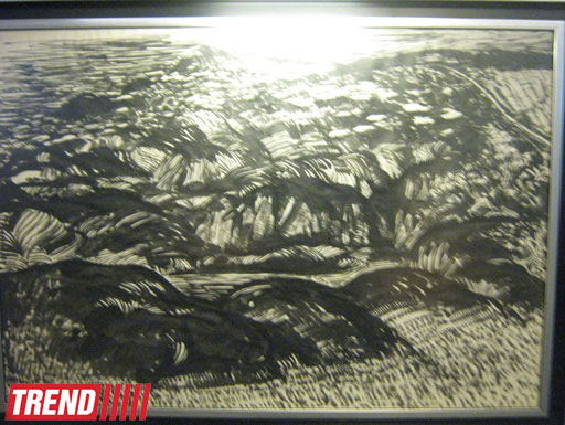 В Баку представлены работы и художественный альбом Саттара Бахлулзаде (фотосессия)