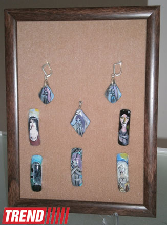 Искусство живописи на ногтях - выставка Ульвии Мусаевой в Баку (фотосессия)