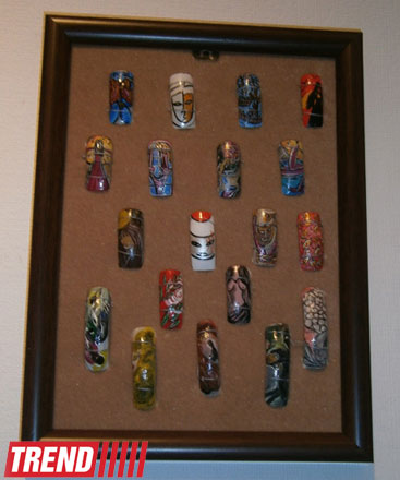 Искусство живописи на ногтях - выставка Ульвии Мусаевой в Баку (фотосессия)