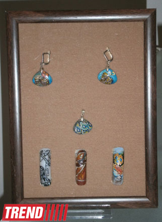 Искусство живописи на ногтях - выставка Ульвии Мусаевой в Баку (фотосессия)