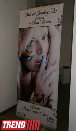Искусство живописи на ногтях - выставка Ульвии Мусаевой в Баку (фотосессия)