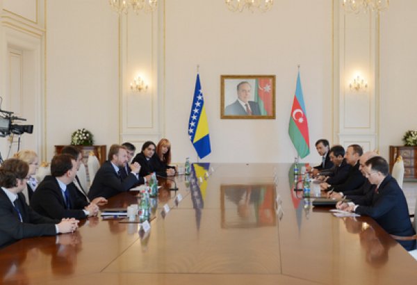Президент Азербайджана и Председатель Президиума Боснии и Герцеговины провели встречу в расширенном составе (версия 2) (ФОТО)