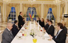 В честь находящегося в Азербайджане с визитом Председателя Президиума Боснии и Герцеговины был устроен официальный прием (ФОТО)