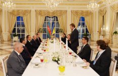 В честь находящегося в Азербайджане с визитом Председателя Президиума Боснии и Герцеговины был устроен официальный прием (ФОТО)