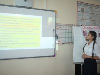 Учащиеся бакинской школы рассказали об этапах Отечественной войны 1812 года