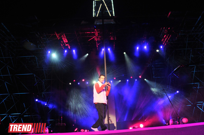 Азербайджанские звезды зажгли на концерте, посвященном  City Challenge Baku-2012 (фотосессия)