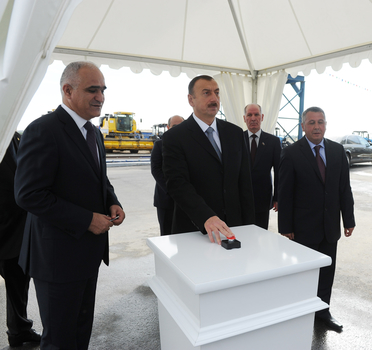 Президент Ильхам Алиев прибыл в Имишлинский район (ФОТО)