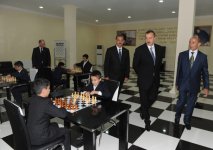 Президент Ильхам Алиев принял участие в открытии Имишлинской шахматной школы (ФОТО)