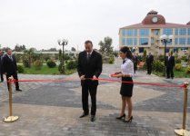 Президент Азербайджана принял участие в открытии нового здания Историко-краеведческого музея и Художественной галереи в Саатлы (ФОТО)