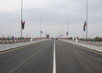 Ильхам Алиев принял участие в открытии после реконструкции моста над рекой Араз (ФОТО)