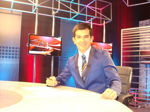 Первые фото Салеха Багирова в качестве телеведущего турецкого канала (фото)