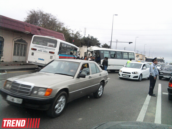 В поселке Забрат столкнулись два пассажирских автобуса (фото)