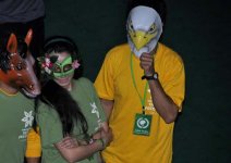 В Баку состоялся эко-маскарад, посвященный "Зеленому фестивалю 2012" (фотосессия)