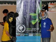 В Баку состоялся эко-маскарад, посвященный "Зеленому фестивалю 2012" (фотосессия)