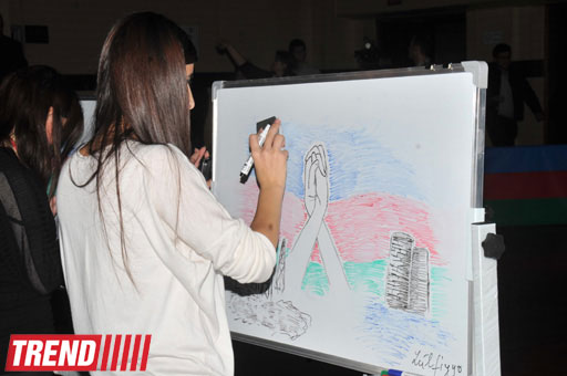 Фестиваль в Баку, посвященный Дню государственного флага (фотосессия)