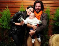 Модель Гюнай Мусаева вместе с сыном приняла участие в съемках турецкого сериала (фото)