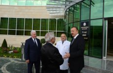 Президент Ильхам Алиев принял участие в открытии городской поликлиники номер 14 в бакинском поселке Ахмедлы (ФОТО)