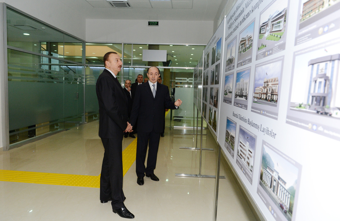 Президент Азербайджана принял участие в открытии нового здания Ясамальского районного суда (ФОТО)