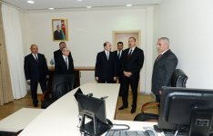 Президент Азербайджана принял участие в открытии нового здания Ясамальского районного суда (ФОТО)