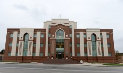 Президент Азербайджана принял участие в открытии нового здания Ясамальского районного суда (ФОТО)