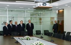 Президент Азербайджана принял участие в открытии нового здания Ясамальского районного суда (ФОТО)