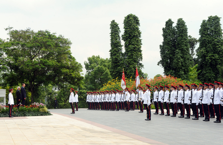В Сингапуре состоялась официальная встреча Президента Азербайджана (ФОТО)
