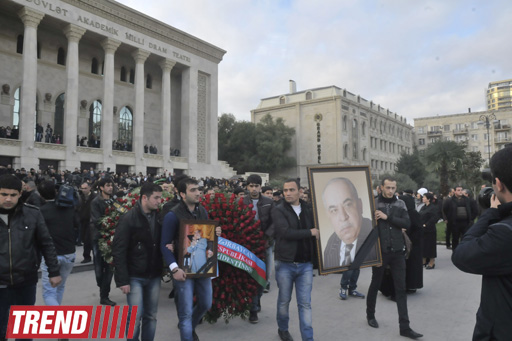 Народного артиста Азербайджана Яшара Нури проводили в последний путь (ФОТО)
