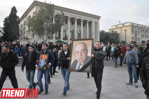 Народного артиста Азербайджана Яшара Нури проводили в последний путь (ФОТО)