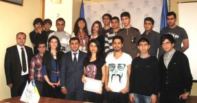 Ведущие и финалисты телевикторины "Миссия - студент" стали гостями азербайджанской молодежи в Украине (фото)