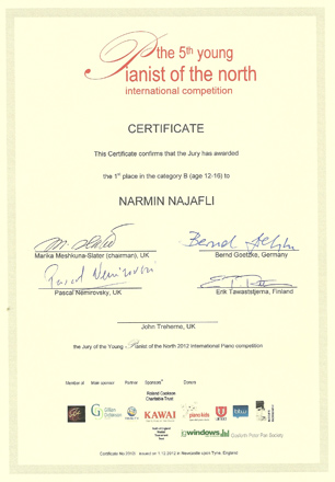 Нармин Наджафли победила на международном конкурсе в Великобритании (фото)