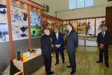 Президент Азербайджана принял участие в открытии опытно-испытательного завода миноборонпрома (ФОТО)