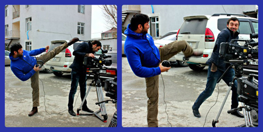 В Азербайджане снимается сериал в жанре криминальной драмы "Пятно" (фотосессия)