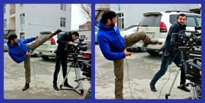 В Азербайджане снимается сериал в жанре криминальной драмы "Пятно" (фотосессия)