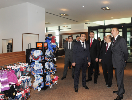 Президент Азербайджана и его супруга приняли участие в открытии в Гусаре отеля «Зирвя» (ФОТО)