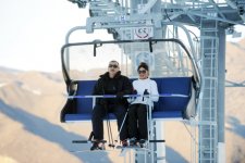 Президент Азербайджана и его супруга приняли участие в открытии отеля «Гая», входящего в Шахдагский зимне-летний туристический комплекс (ФОТО)