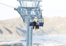 Президент Азербайджана и его супруга приняли участие в открытии отеля «Гая», входящего в Шахдагский зимне-летний туристический комплекс (ФОТО)