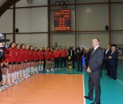 Президент Азербайджана принял участие в открытии административного здания волейбольного клуба "Азерйол" (ФОТО)