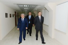 Президент Азербайджана принял участие в открытии административного здания волейбольного клуба "Азерйол" (ФОТО)