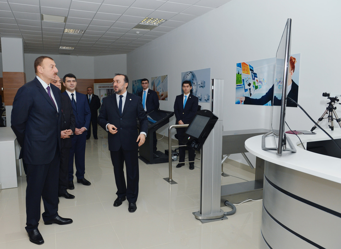 Президент Азербайджана принял участие в открытии здания Госагентства “ASAN” (версия 2) (ФОТО)