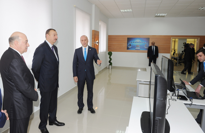Президент Азербайджана принял участие в открытии здания Госагентства “ASAN” (версия 2) (ФОТО)