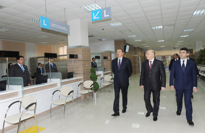 Президент Азербайджана принял участие в открытии здания Госагентства “ASAN” (версия 2) (ФОТО)