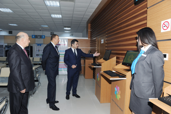 Президент Азербайджана принял участие в открытии здания Госагентства “ASAN” (версия 2) (ФОТО)