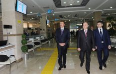 Президент Азербайджана принял участие в открытии здания Госагентства “ASAN” (версия 2) (ФОТО)