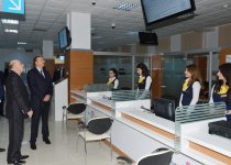 Президент Азербайджана принял участие в открытии здания Госагентства “ASAN” (версия 2) (ФОТО)